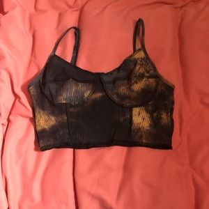 Tie died crop top